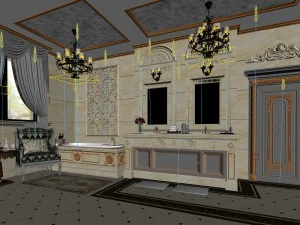 bathroom design complete model 12 3D Model