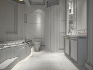 bathroom design complete model 14 3D Model