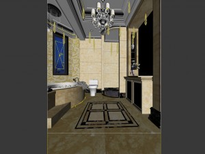 bathroom design complete model 14 3D Model