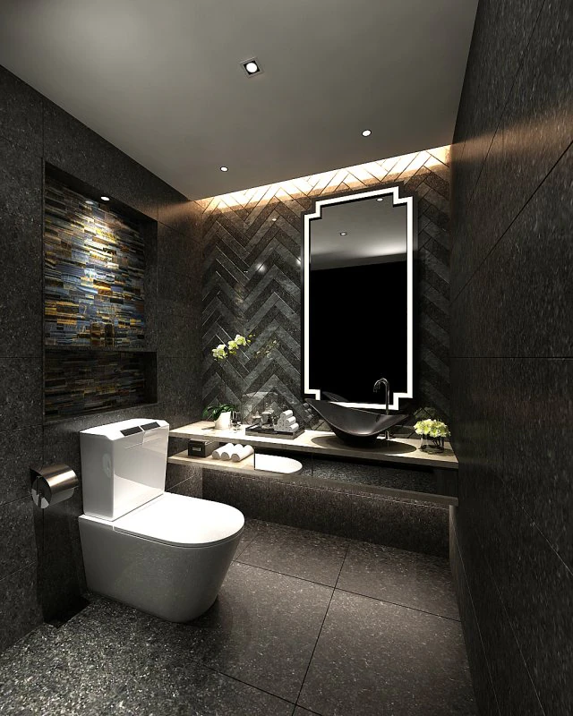 bathroom design complete model 15 3D Model .c4d .max .obj .3ds .fbx .stl .blend 