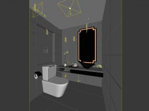 bathroom design complete model 15 3D Model