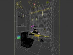 bathroom design complete model 15 3D Model