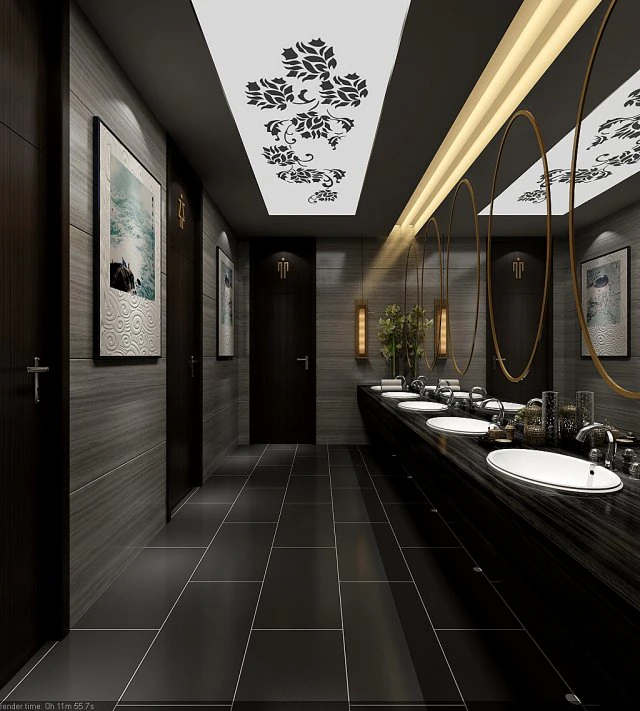 bathroom design complete model 16 3D Model .c4d .max .obj .3ds .fbx .stl .blend