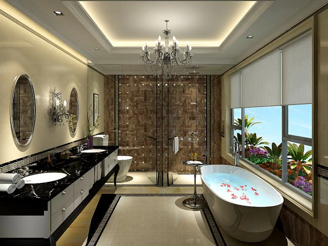 bathroom design complete model 17 3D Model .c4d .max .obj .3ds .fbx .stl .blend 