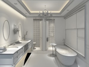 bathroom design complete model 17 3Dモデル