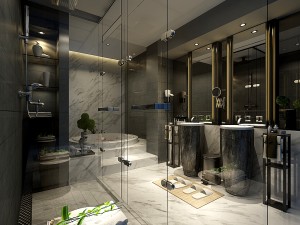bathroom design complete model 18 3Dモデル