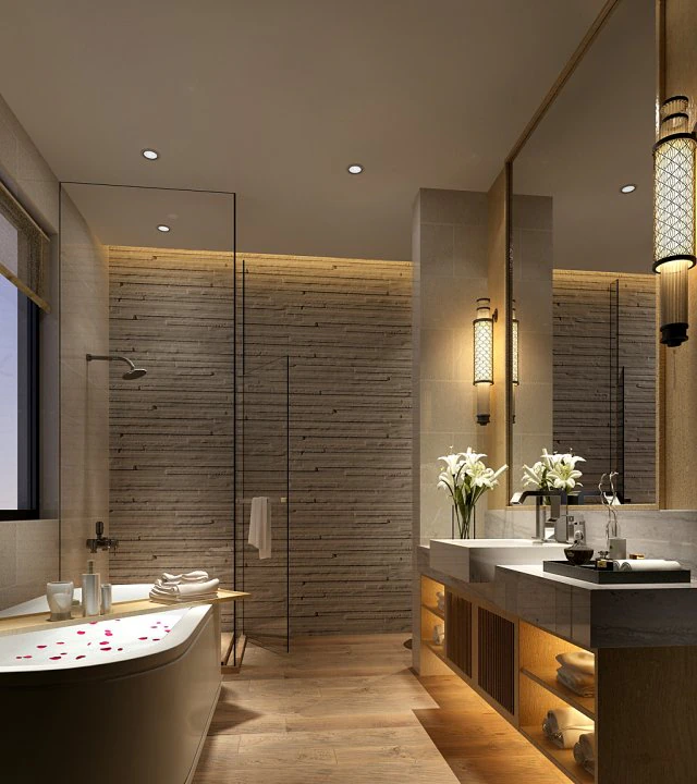 bathroom design complete model 20 3D Model .c4d .max .obj .3ds .fbx .stl .blend 