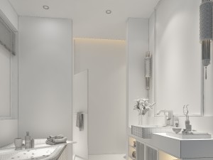 bathroom design complete model 20 3D Model