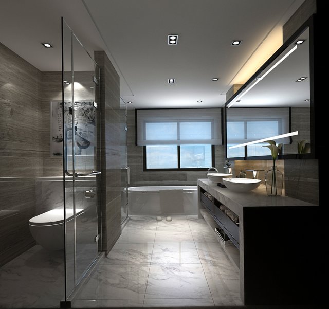bathroom design complete model 23 3D मॉडल .c4d .max .obj .3ds .fbx .stl .blend 
