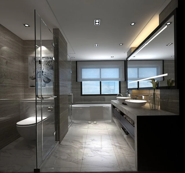 bathroom design complete model 23 3D Model .c4d .max .obj .3ds .fbx .stl .blend 