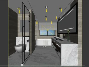 bathroom design complete model 23 3D Model