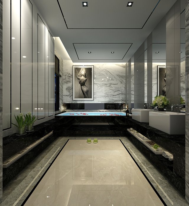 bathroom design complete model 25 3Dモデル .c4d .max .obj .3ds .fbx .stl .blend 