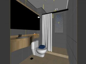 bathroom design complete model 27 3D Model