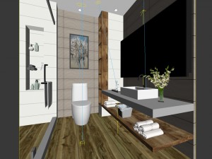 bathroom design complete model 29 Modelo 3D