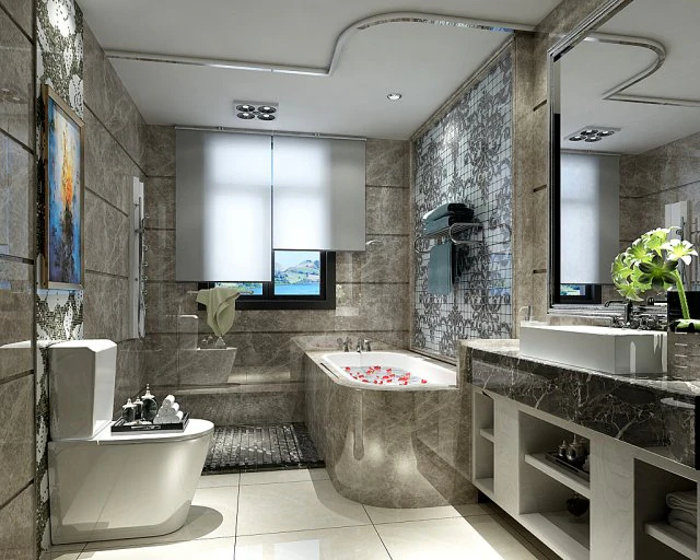 bathroom design complete model 30 3D Model .c4d .max .obj .3ds .fbx .stl .blend 