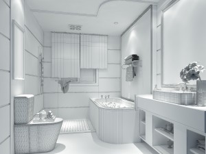 bathroom design complete model 30 Modello 3D