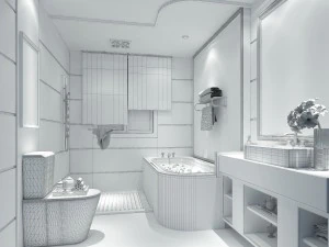 bathroom design complete model 30 3D Model