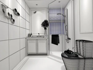 bathroom design complete model 44 3D Model