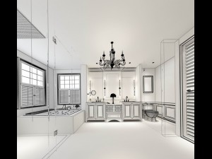 bathroom design complete model 45 3D 模型
