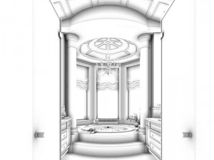 bathroom design complete model 46 3D Model