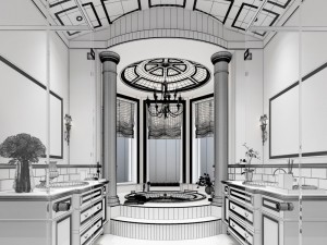bathroom design complete model 46 Modelo 3D