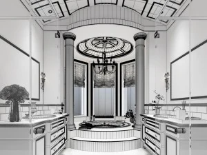 bathroom design complete model 46 3D Model
