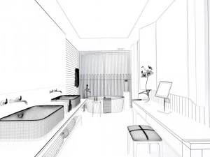 bathroom design complete model 47 3D Model