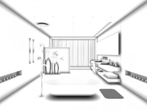 bathroom design complete model 48 3D Model