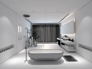 bathroom design complete model 48 3D Model