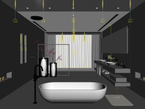 bathroom design complete model 48 3D Модель