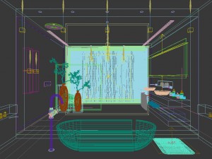 bathroom design complete model 48 3D Модель