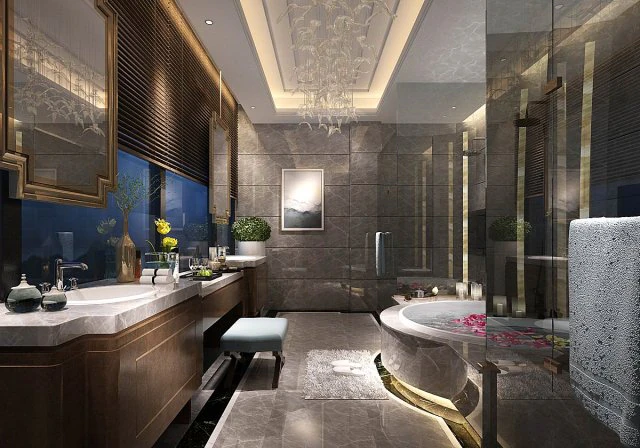 bathroom design complete model 51 3D Model .c4d .max .obj .3ds .fbx .stl .blend 