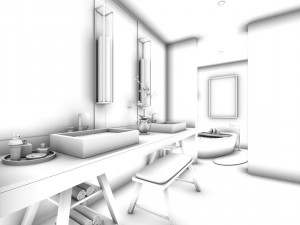 bathroom design complete model 52 3Dモデル