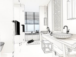 bathroom design complete model 53 3D 모델