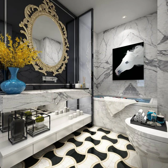 bathroom design complete model 54 3D Model .c4d .max .obj .3ds .fbx .stl .blend 