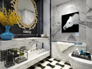 projeto de banheiro modelo completo 54 Modelo 3D