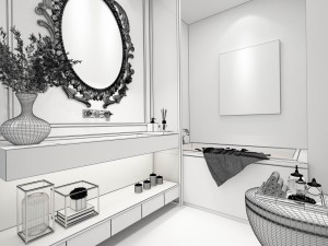 bathroom design complete model 54 3D Model
