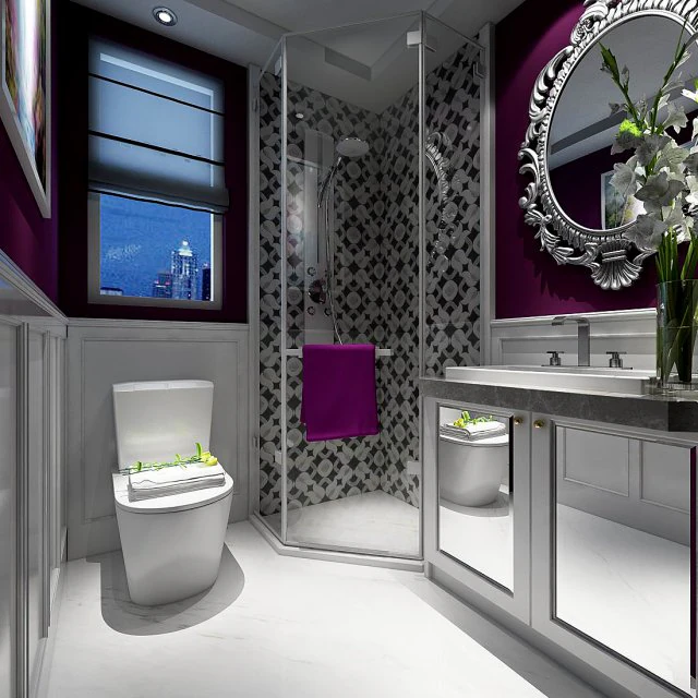 bathroom design complete model 55 3D Model .c4d .max .obj .3ds .fbx .stl .blend 