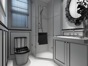 bathroom design complete model 55 Modelo 3D