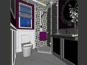 bathroom design complete model 55 3D Model