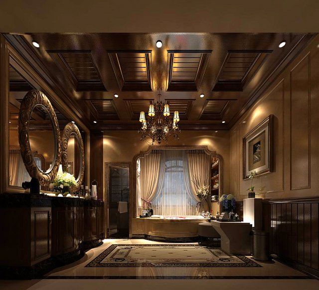 bathroom design complete model 56 Modelo 3D .c4d .max .obj .3ds .fbx .stl .blend 
