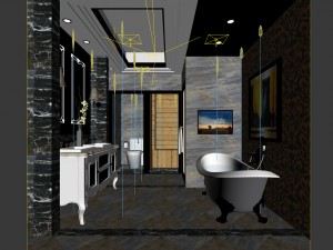 bathroom design complete model 57 3D मॉडल