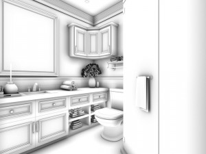 bathroom design complete model 58 3D Model