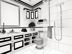 bathroom design complete model 58 3D Model