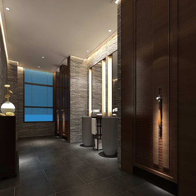 bathroom design complete model 59 3D Модель .c4d .max .obj .3ds .fbx .stl .blend 