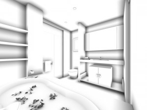 bathroom design complete model 60 3D Model