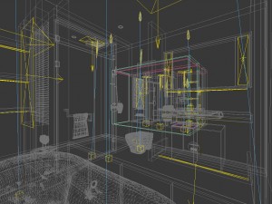 bathroom design complete model 60 3D Model
