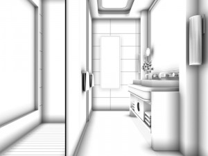 bathroom design complete model 61 Model 3D