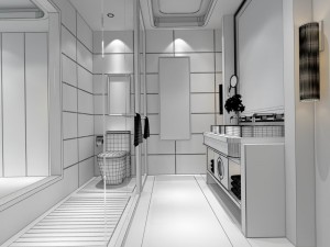 bathroom design complete model 61 Model 3D