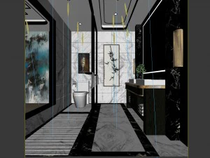 bathroom design complete model 61 3D Model